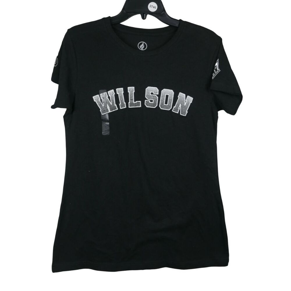 WNBA Las Vegas Aces Wilson #22 Women's Short Sleeve T-shirt Black M